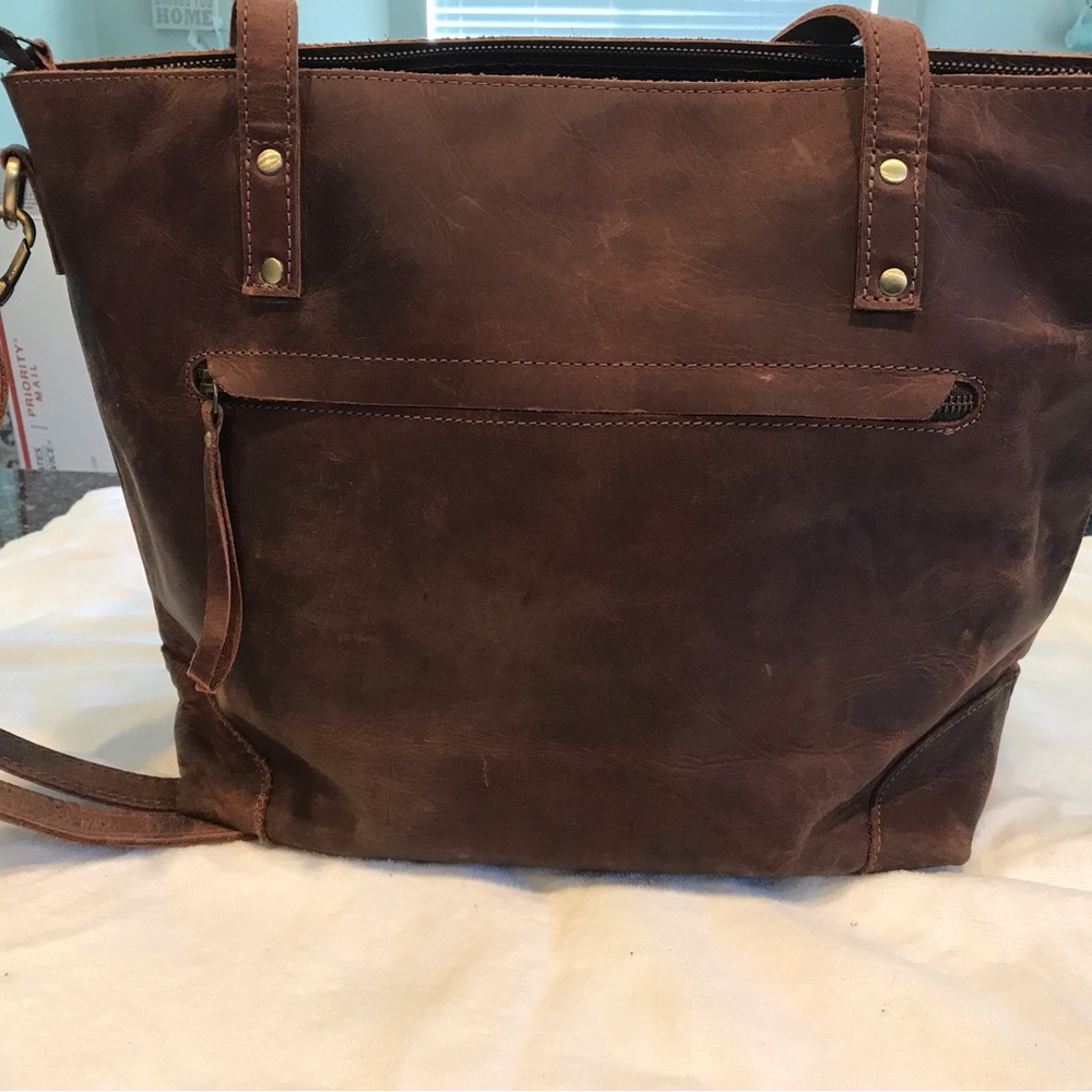 Gorgeous Real Leather laptop tote